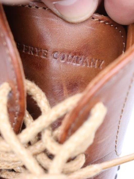 Frye Oxford Brown Leather  Men\'s Size 10 D Pain Toe Dress Shoes main image 7